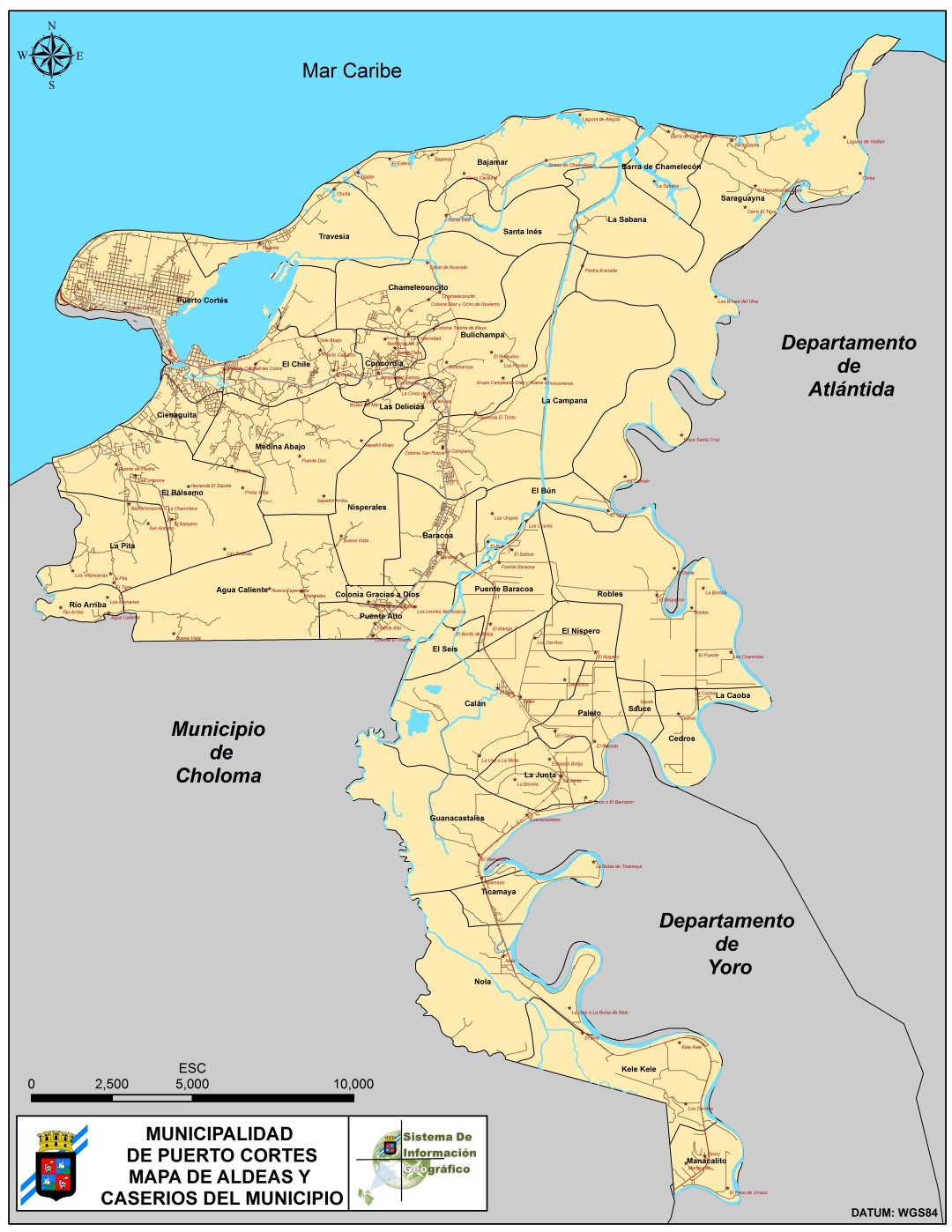 Mapas Temáticos - Municipalidad De Puerto Cortés