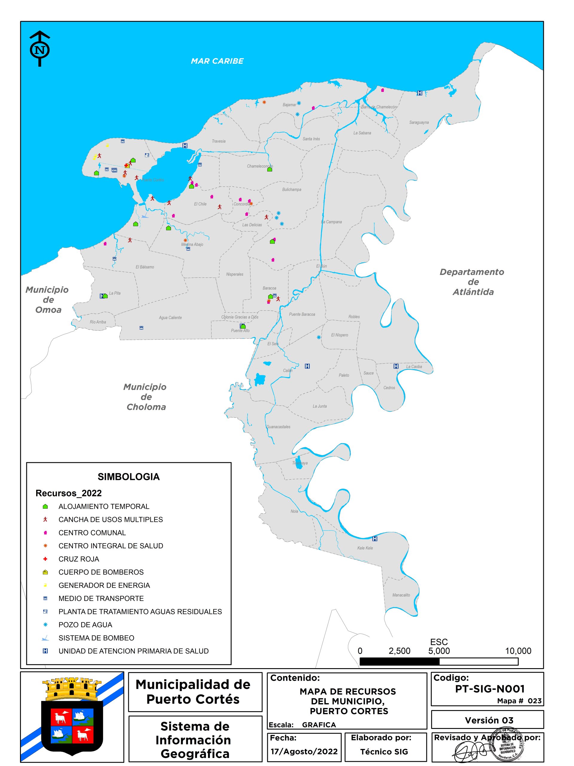 Mapas Temáticos Municipalidad De Puerto Cortés 3657